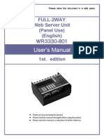 WR3330 801manual