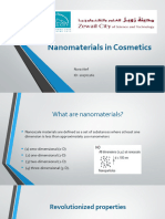 Nanomaterials in Cosmetics