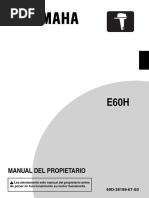 E60H Owners Manual