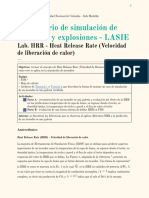 Lab. HRR - Heat Release Rate (Velocidad de Liberación de Calor) - LASIE