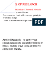 Types of Research