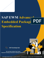 SAP EWM Advanced Embedded Packaging Specification Ambikeya 1692876641