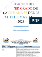 Planeación3erGradoSemana32Ciclo22 23MEX