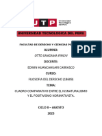 Cuadro Comparativo Entre El Iusnaturalismo y El Positivismo Normativista Otto