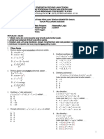 Soal Latihan Pts Matematika Lanjut