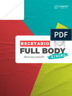 Recetario Full Body Strong