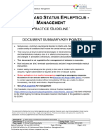 Seizures and Status Epilepticus - Management Practice Guideline ©