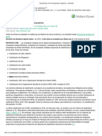 Classification of The Hematopoietic Neoplasms - Español