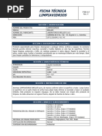 Ficha Tecnica Limpiavidrios Briller