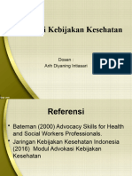 Advokasi Kebijakan Kesehatan