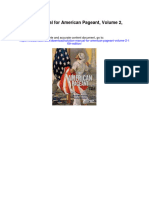 Solution Manual For American Pageant Volume 2 16th Edition