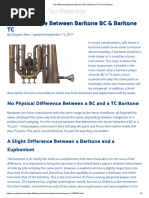 The Difference Between Baritone BC & Baritone TC - Our Pastimes