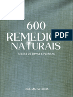 600 Receitas de Remedios Naturais A Base de Ervas e Plantas