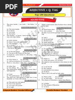 Adjective (Top 100 Question) Revision Batch