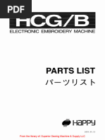 Happy HCG-B Parts List