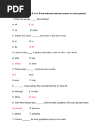 Đề Thi Thử Số 10