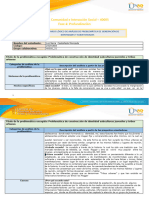 Matriz de Marco Lógico para Análisis de Problemática Sujeto