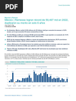 Remesas Mexico Cierre 2022