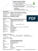 Governo Do Distrito Federal: Ocorrência Nº: 153.510/2023-0 Identificação Tipo DP Apuração