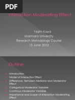 Yeşim Kaya Marmara University Research Metodology Course 15 June 2010