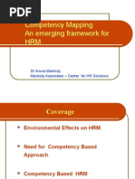 Competency Mapping An Emerging Framework For HRM: DR Aruna Mankidy Mankidy Associates - Center For HR Solutions