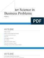 Computer Science Business Problems Lecture1