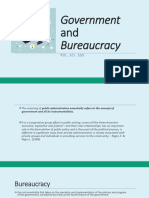 Government Bureaucracy Governance