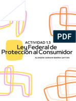 Actividad de Aprendizaje 1.3. Resumen Ley Federal de Protección Al Consumidor