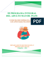 Iii Programa Del Adulto Mayor 2021