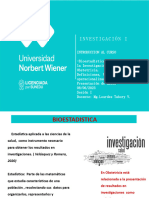 Semana 1 Bioestadistica 8 Jul 2023 Norbert Wiener