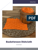 Basketweave Dishcloth