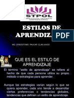 Estilos de Aprendizaje