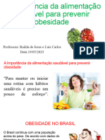 A Importância Da Alimentação Saudável para Prevenir Obesidade 19.05.2023