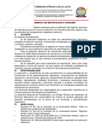 Procedimiento Importación para El Consumo