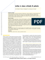 Nutrition Priorities in Obese Critically Ill.10