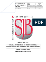 G.P. Estructura y Función de Los Sistemas Del Cuerpo Humano II Anatomía 2023-I