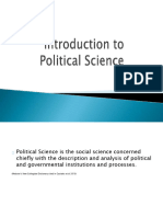 Introduction of Political Science