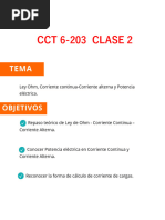 Modulo 2 Ley de Ohm, Corriente Continua, Corriente Alterna y Potencia Eléctrica