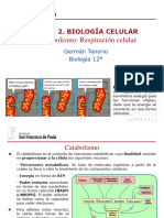 GTP T2.biología Celular 8 Parte Catabolismo y Respiración Celular 2016-17