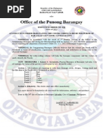 Executive Order No. 024 S. 2022 - DESIGNATING THE COLOR-CODING SCHEME PER PUROK