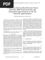 Comparison Between Beta Wavelets Neural