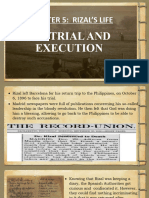 Rizal's Trial and Execution