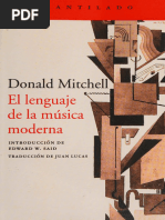 El Lenguaje de La Música Moderna (El Acantilado) (Spanish Edition) - Mitchell, Donald - 1993 - Acantilado - 9788418370274 - Anna's Archive