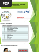 Laboratory Safety and Waste Disposal 