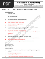 Grade 10 - Eng Lit - I Know Why The Caged Bird Sings - 2021-22