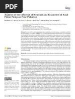 Analysis of The Influence of Structure and Parameters of Axial Piston Pump On Flow Pulsation