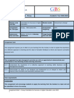 1 Assignment Brief 1 and Guide - Essay OSHE June 22