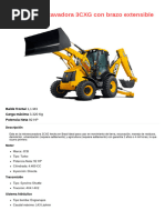 Retroexcavadora 3cxg Con Brazo Extensible JCB