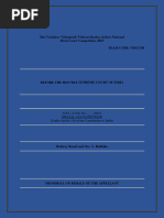 Shri Vaishnav Vidyapeeth Vishwavidyalya, Indore National Moot Court Competition, 2023 Best Memorial NMCC08 Memorial On Behalf of The Appellant