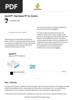 QuickFFT High Speed FFT For Arduino